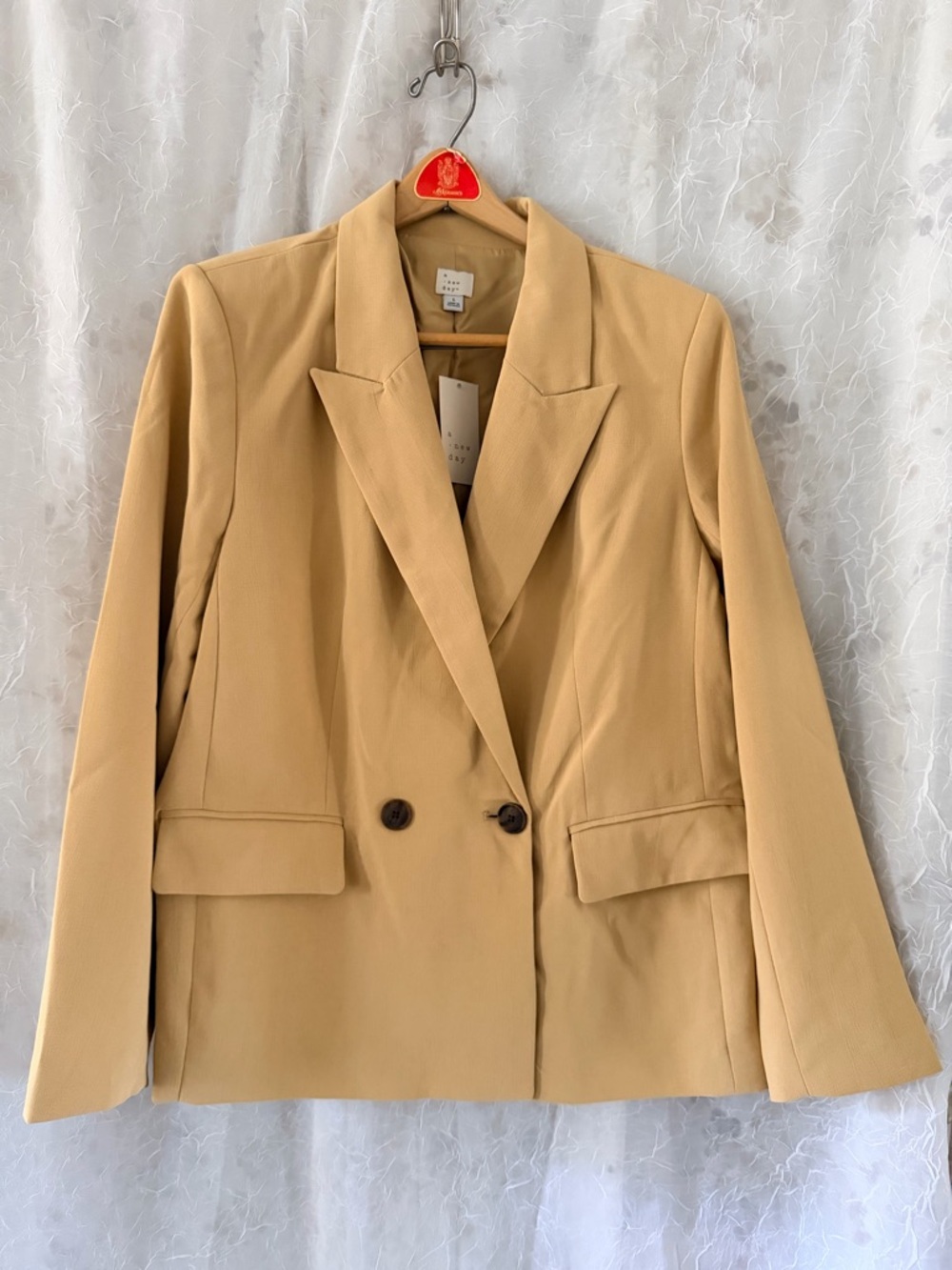 a new day Double-Breasted Blazer in Camel